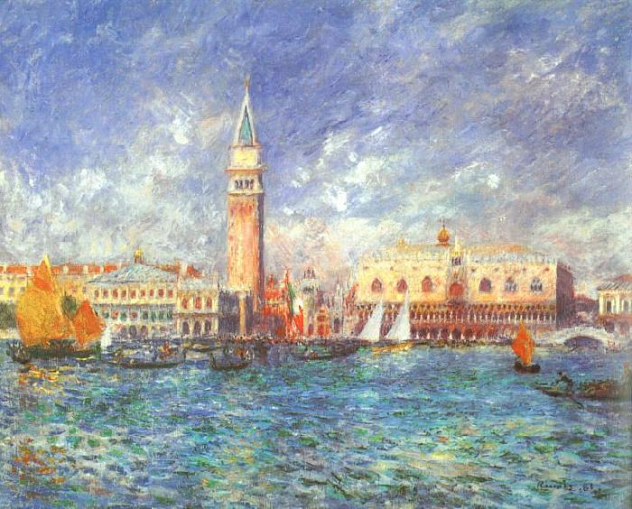 Pierre Renoir Doges' Palace, Venice oil painting picture